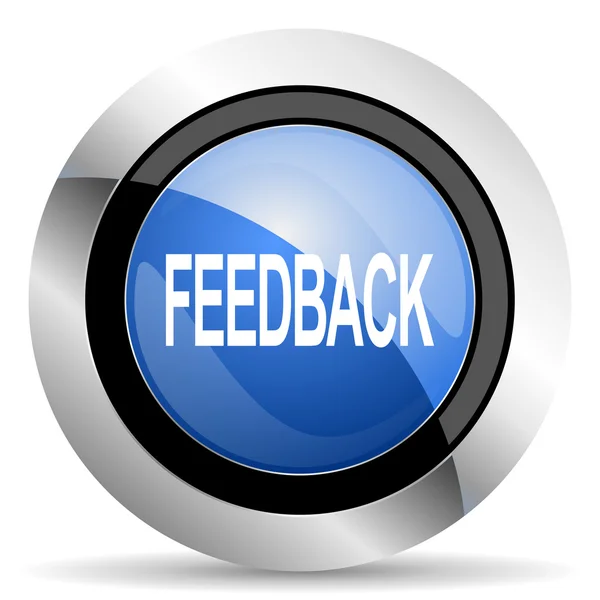 Ícone de feedback — Fotografia de Stock