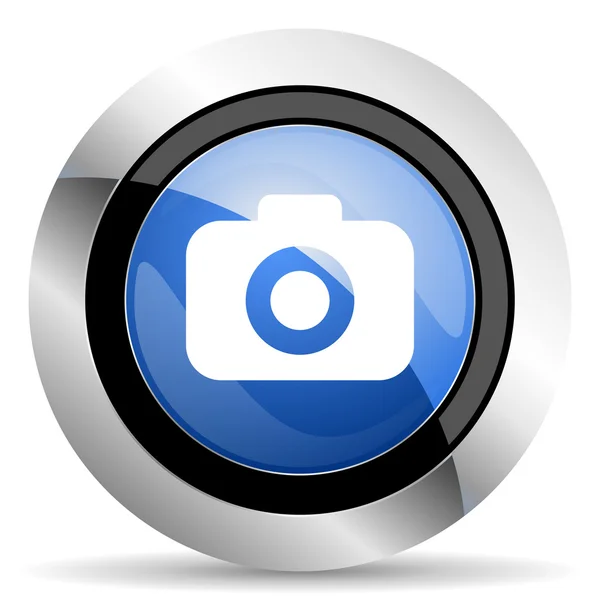 Foto cámara icono fotografía signo — Foto de Stock