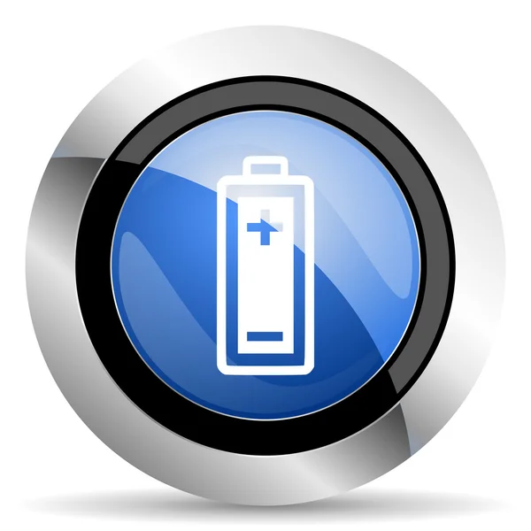 Battery icon power sign — Stock Photo, Image