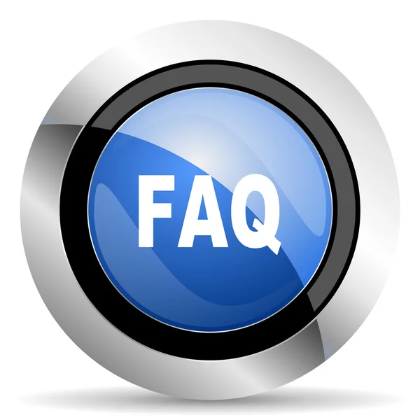 Faq icon — Stock Photo, Image