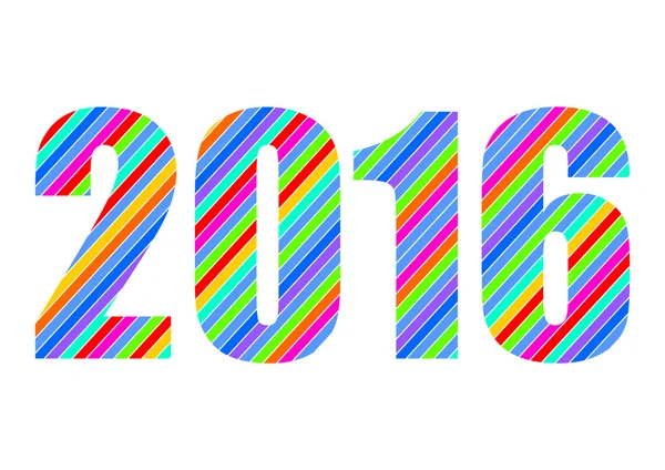 2016 año nuevo ilustración —  Fotos de Stock