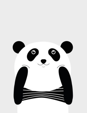 Siyah ve beyaz Panda