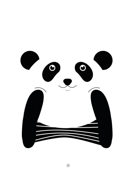 Soy un panda. . — Vector de stock