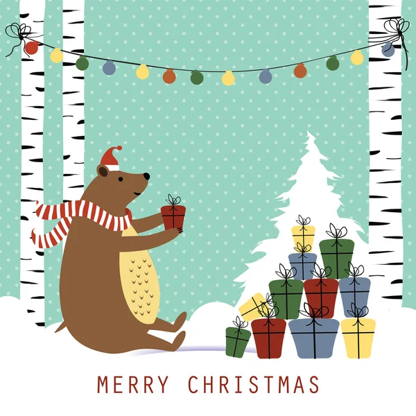 Cartão de Natal —  Vetores de Stock