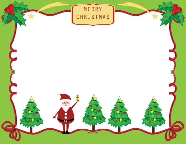 Christmas frame — Stock Vector