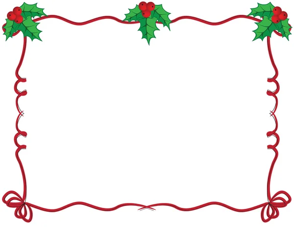 Christmas frame — Stock Vector