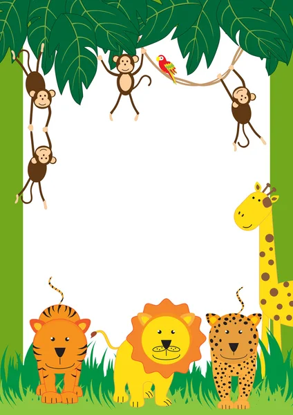 Zoo border Vector Art Stock Images | Depositphotos