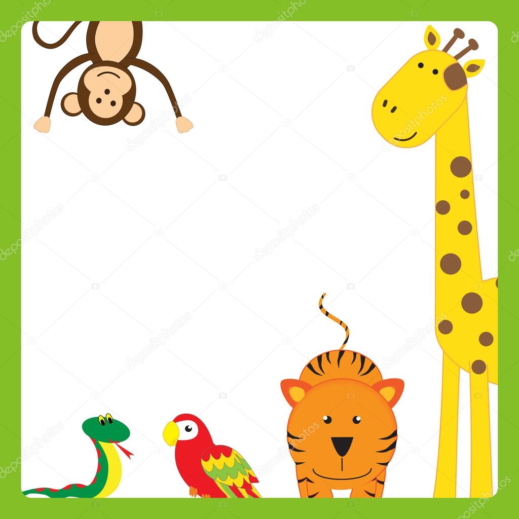Download Animal frame — Stock Vector © justaa #62861737