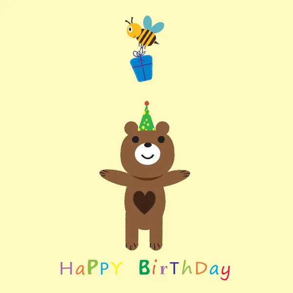 Birthday card — Stock Vector