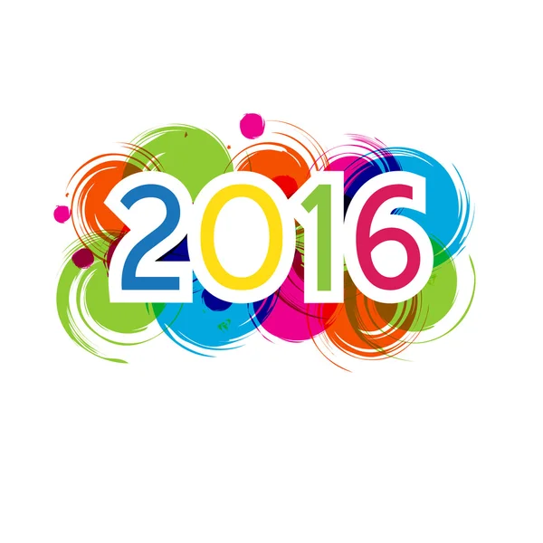 Νέο έτος 2016 — Διανυσματικό Αρχείο