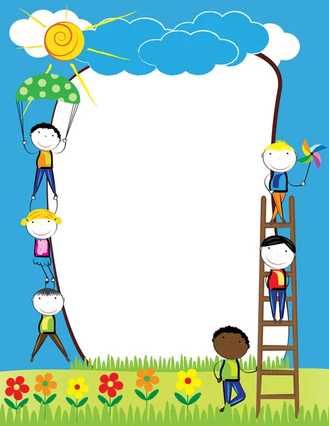 çocuklar çerçeve