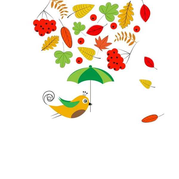Барвиста осінь — стоковий вектор