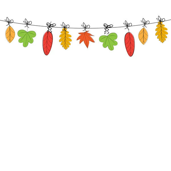 Kleurrijke herfst — Stockvector