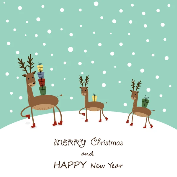 Christmas card — Stock Vector