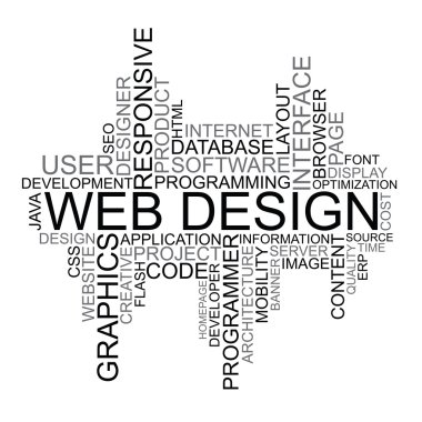 Web Tasarım etiket bulutu