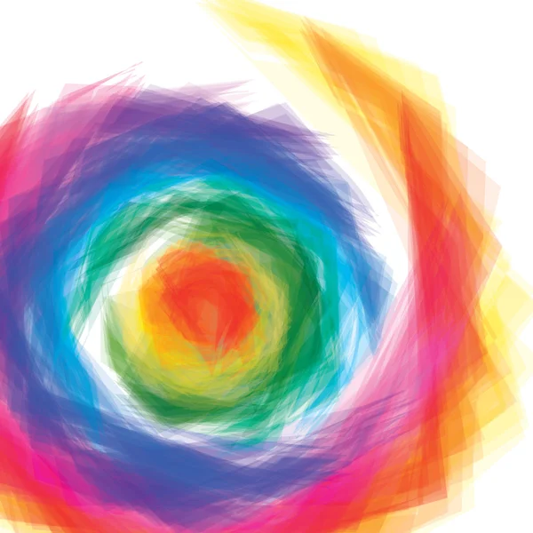 Círculo de color abstracto de polietileno bajo — Archivo Imágenes Vectoriales