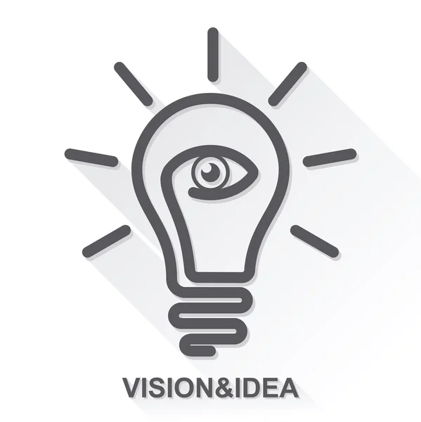 Vision och idéer, affärsidé — Stock vektor