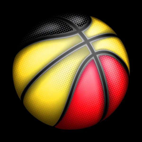 Icône belge du basket — Image vectorielle