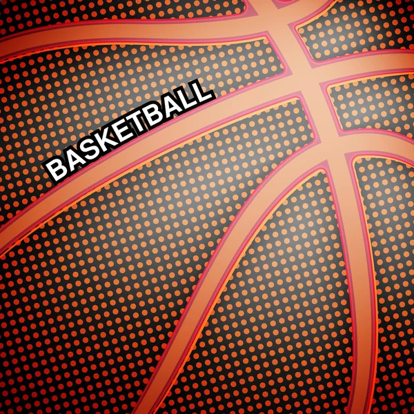 Basketbal bal achtergrond — Stockvector