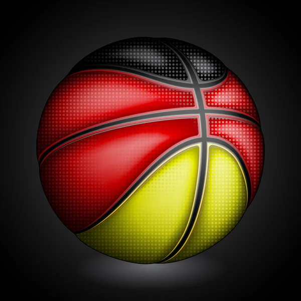 Németország kosárlabda — Stock Vector