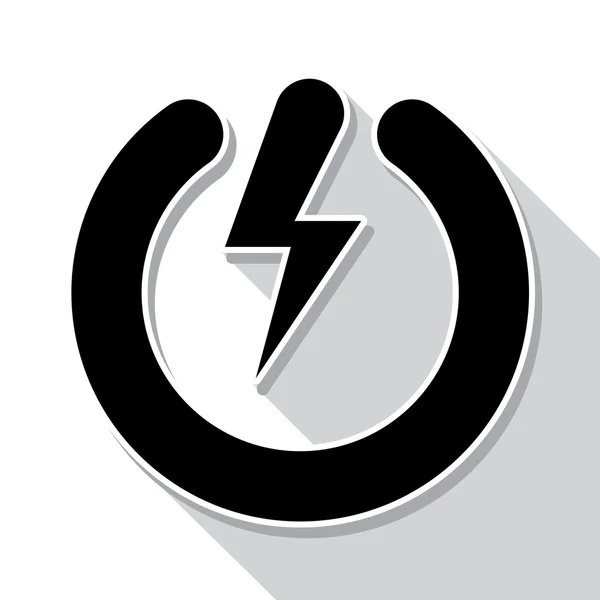 Güç düğmesi işareti — Stok Vektör