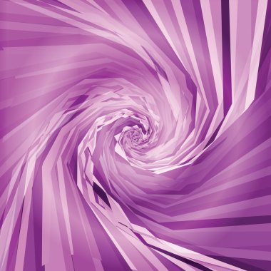 Düşük Poli soyut girdap