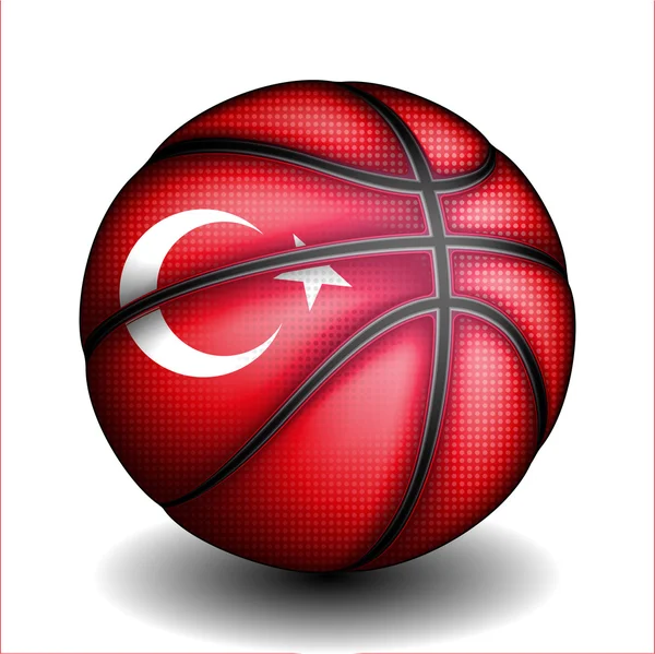 Turkiska basket ikonen — Stock vektor