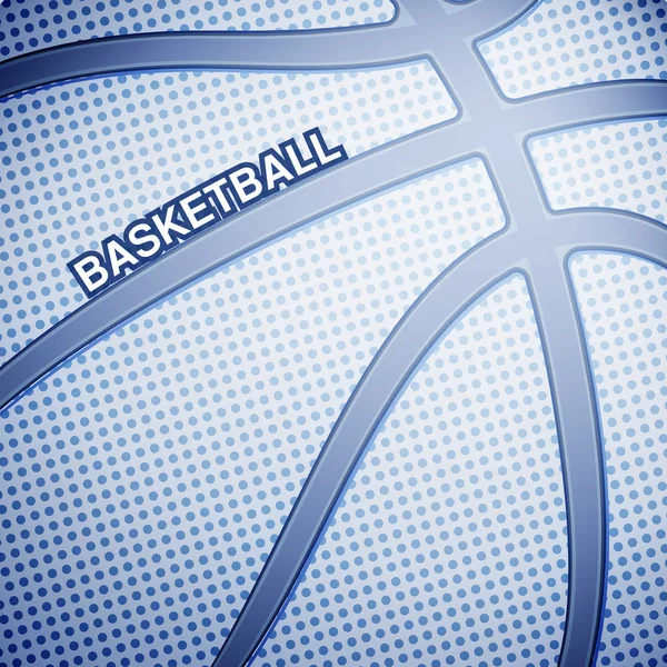 Bola de basquete fundo — Vetor de Stock