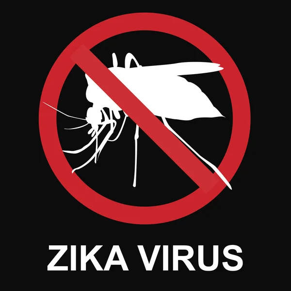 Σταματήσει τον ιό Ζήκα — Διανυσματικό Αρχείο