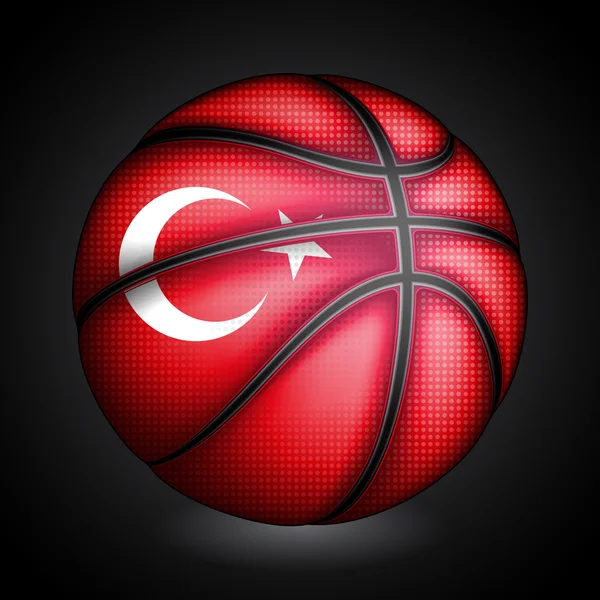 Turkiska basket ikonen — Stock vektor