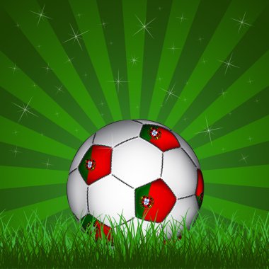 Portekiz Futbol topu simgesini 