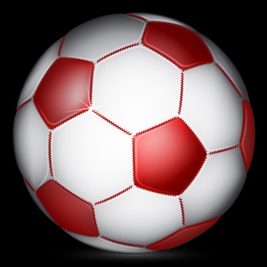 Kırmızı futbol topu simgesini 