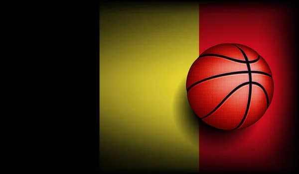 Belgische basketbal pictogram — Stockvector