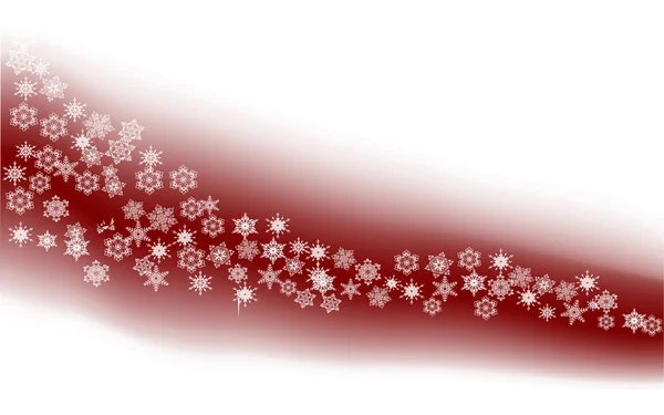 White snowflakes background — Stock Vector