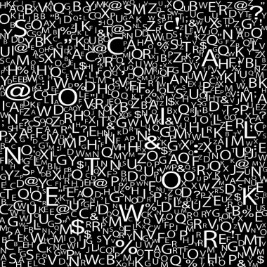 Alfabe arka plan dokusu 