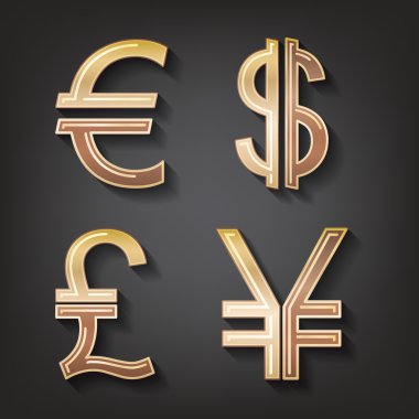Dolar, Euro, Pound ve Yen para birimi 