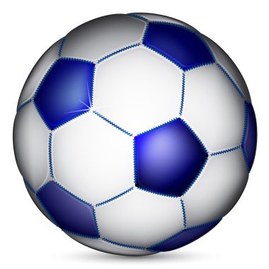 Mavi futbol topu işareti 