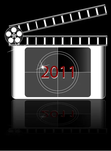 Jaar film countdown — Stockvector