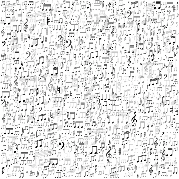 Music notes background — Stock Vector