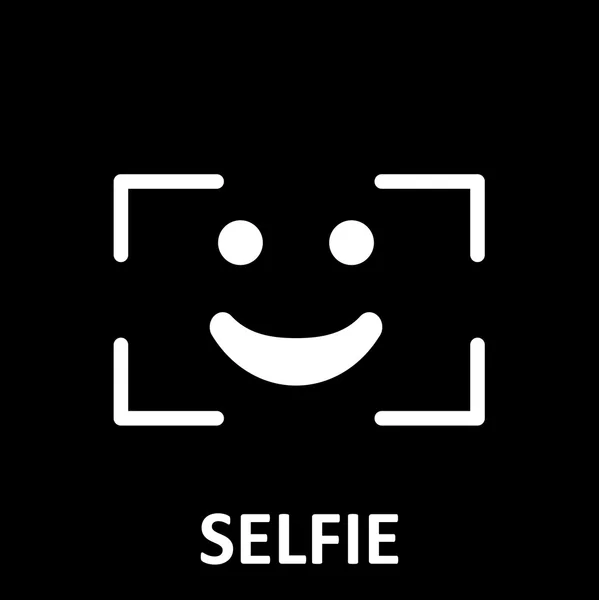 Selfie symbolikon — Stock vektor