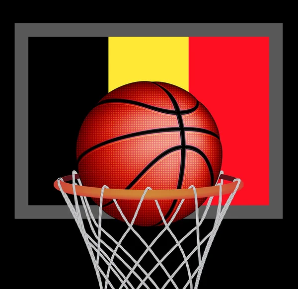 Sinal de basquete belga —  Vetores de Stock