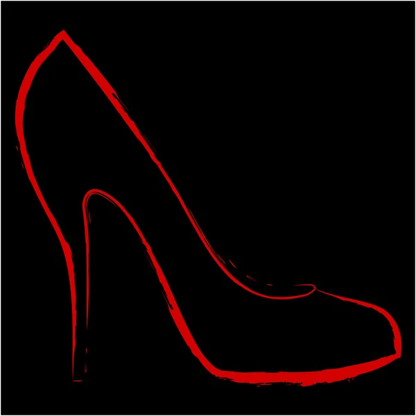 Červené boty — Stockový vektor