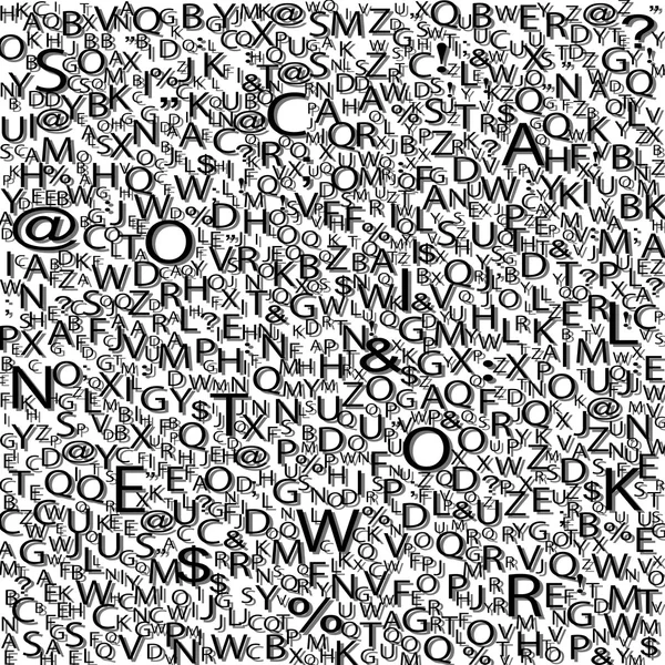 Texture de fond alphabet — Image vectorielle