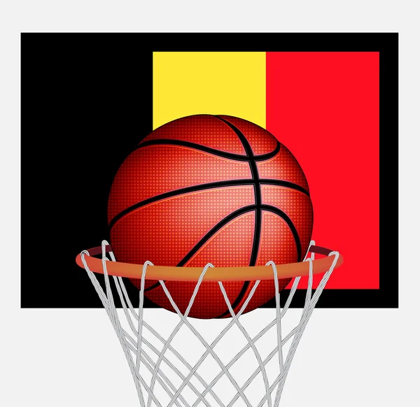 Belgische basketbal teken — Stockvector