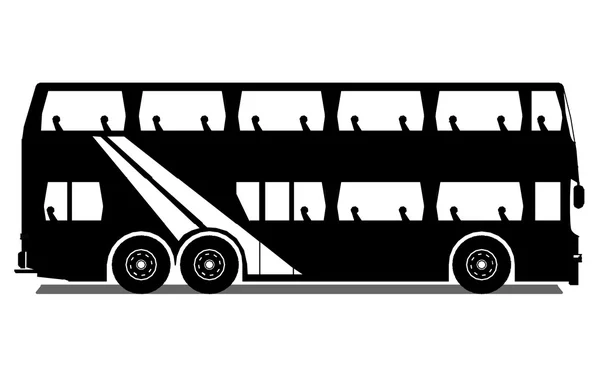 Señal de autobús turístico — Vector de stock