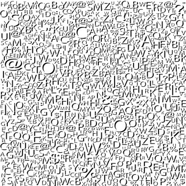 Alfabe arka plan dokusu 