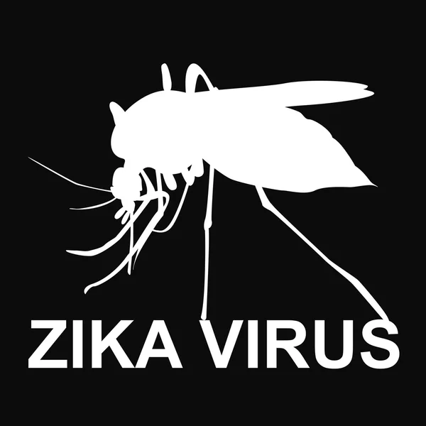 Zika virus znamení — Stockový vektor