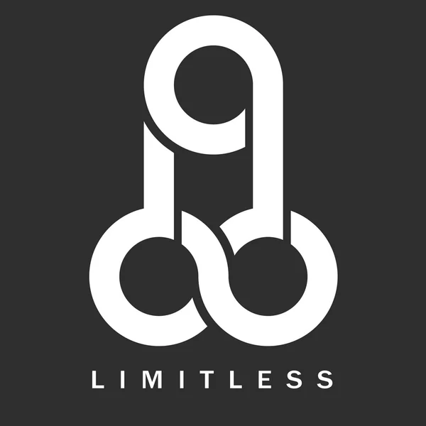 Penis - Limitless symbol icon — Stock Vector