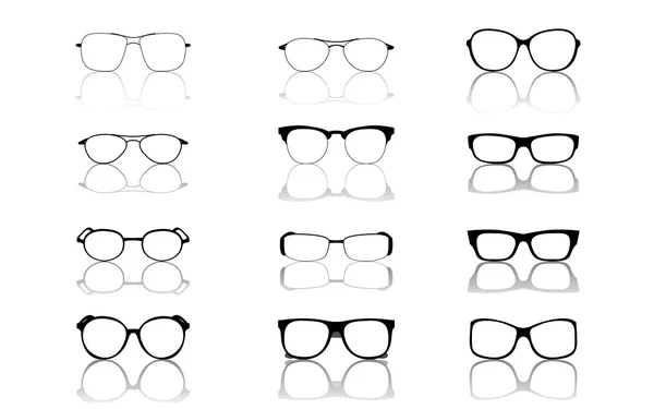 Okulary na biały — Wektor stockowy