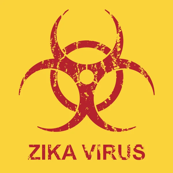 Zika virus varování — Stockový vektor